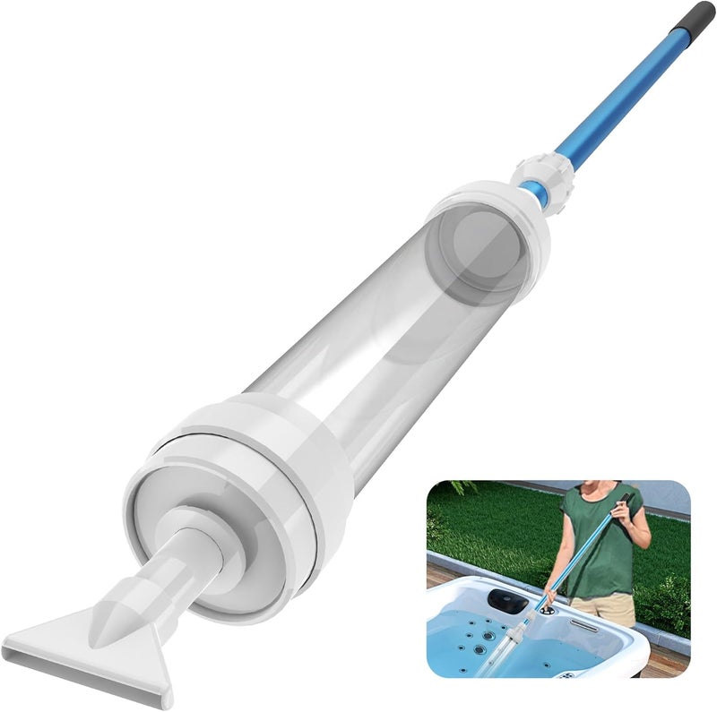 Wallace Forge Spa Vacuum Compatible with 6250 Paradise Power - Self-Contained, No Pumping, Batteries - Picks up Rocks, Pennies, Beach Sand in Hot Tub, Above Ground Pool - Image 1